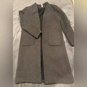 Mural Grey Long Coat